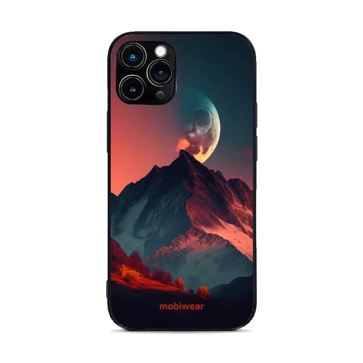 Калъф, Mobiwear - Glossy Case - G007G за iPhone 11 Pro, Планински Здрач