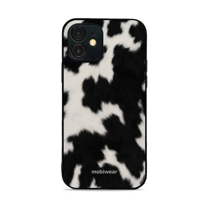 Husa, Mobiwear - Glossy Case - G165G pentru iPhone 12 Mini, Blana De Vaca
