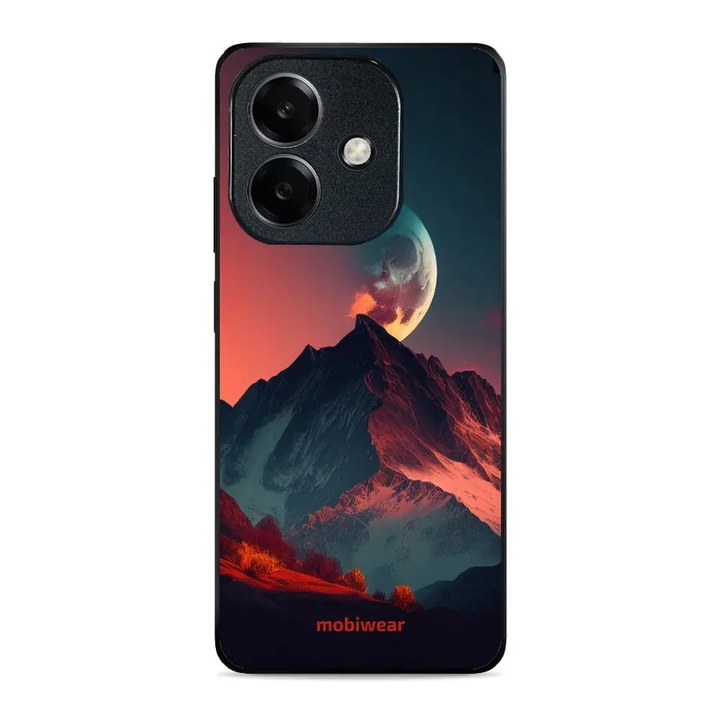 Husa, Mobiwear - Glossy Case - G007G pentru Oppo A40, Amurg Montan