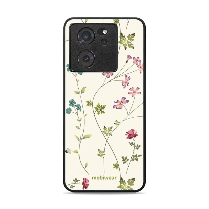 Калъф, Mobiwear - Glossy Case - G035G за Xiaomi 13T Pro, Идилично Цвете