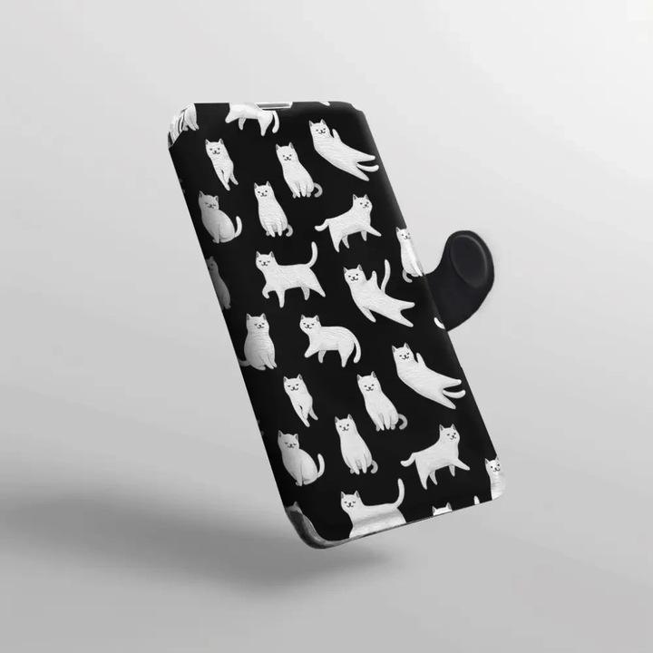 Tok, Mobiwear - Book - V163S kompatibilis Samsung Galaxy S21 Ultra, Holdas Cicák