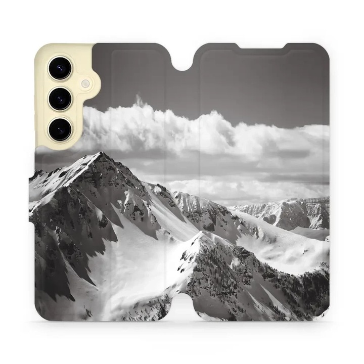 Husa, Mobiwear - Book - M152P pentru Samsung Galaxy S24, Varf De Munte