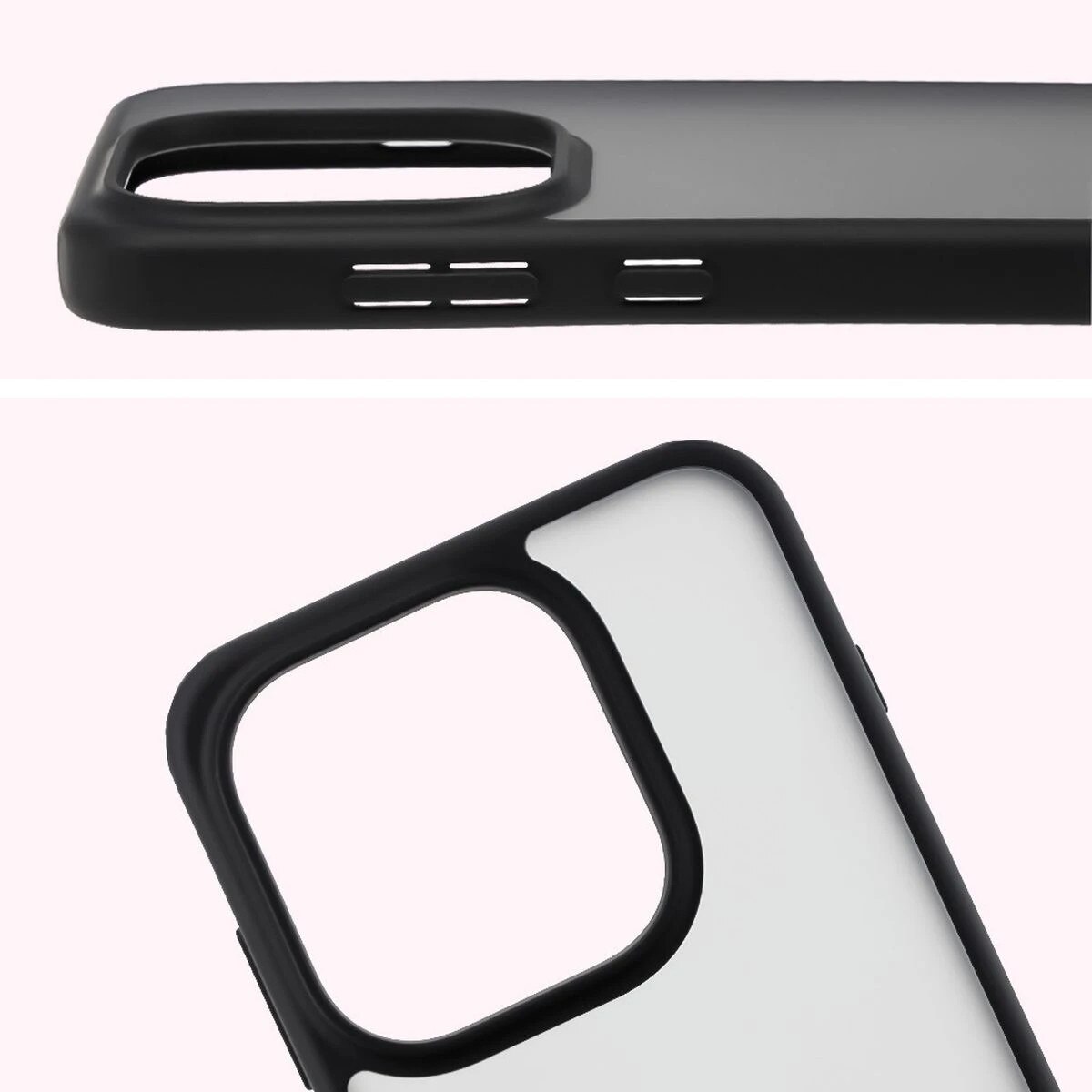 Husa, Bizon Case Angelo pentru Oppo Find X9, Colorata Cu Rama Neagra