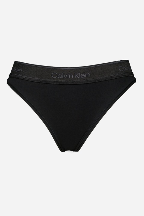 CALVIN KLEIN, Chiloti din amestec de modal cu logo, Negru, L