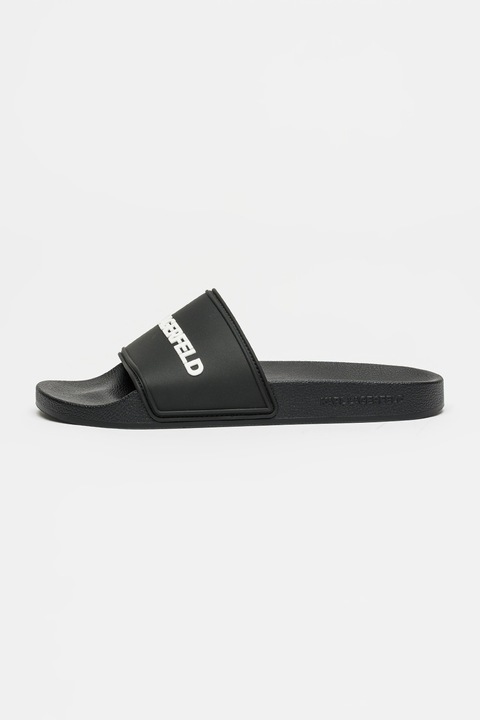 Karl Lagerfeld, Papuci cu logo Kondo II, Negru stins