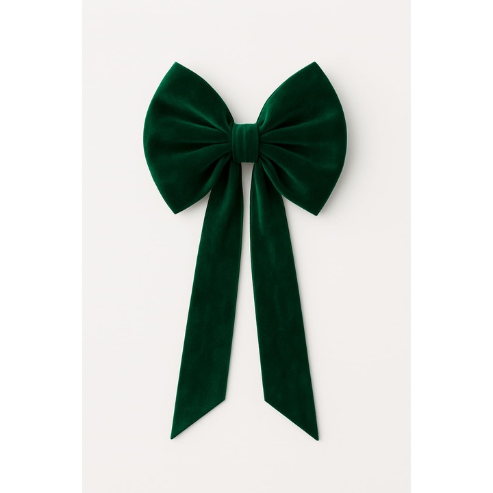 Funda decorativa Craciun, verde smarald, 50x50cm