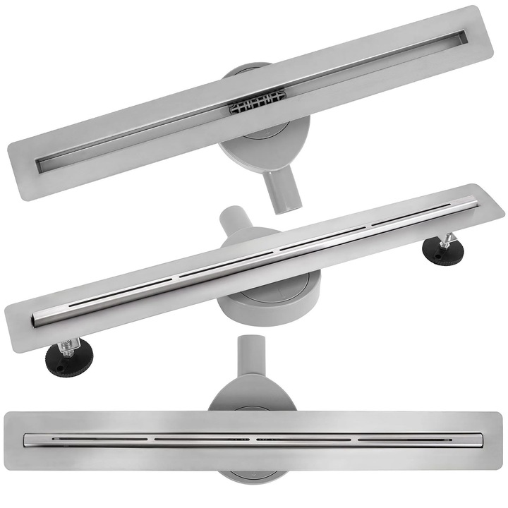 Rigola de dus Rea, Filo 600, alb, 60X6X6CM