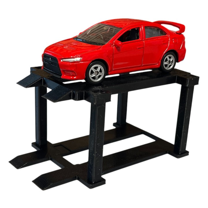 Suport Etajat pentru Masinute Hot Wheels / Matchbox – Display Colectie, Culoare Negru