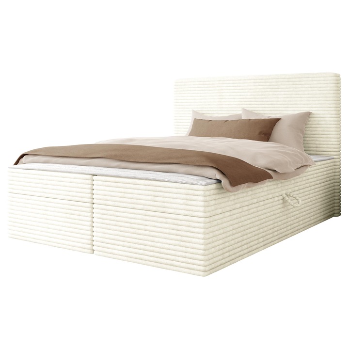 Pat boxspring Welian 180x200, MIRJAN 24, fildes, 183x206x112 cm