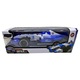 Macheta Formula 1 Warrior Blue 1:20 replika műanyag és fém pull-back széles kerekek
