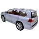 Lexus LX570 szürke modell 1:24 fények hangok visszahúzható motorháztető és csomagtartó funkcionális