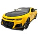 Chevrolet Camaro sárga modell 1:24 fények hangok pull back funkcionális ajtók motorháztető és csomagtartó
