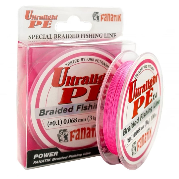 Fir Fanatik Ultralight PE X4 #0, 1 / 0.068mm / 100m