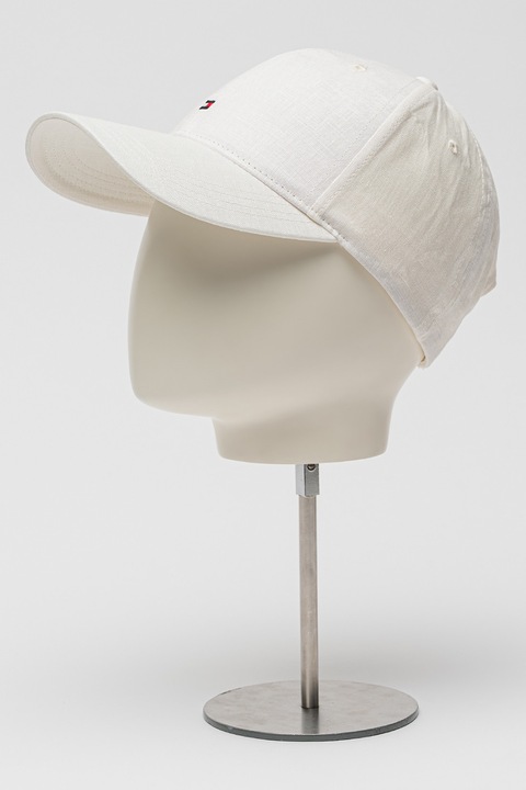 Tommy Hilfiger, Sapca din in Flag, Alb murdar