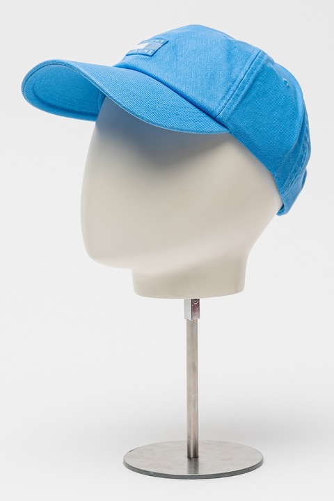 Tommy Jeans, Sapca de bumbac cu logo Heritage, Albastru glaciar