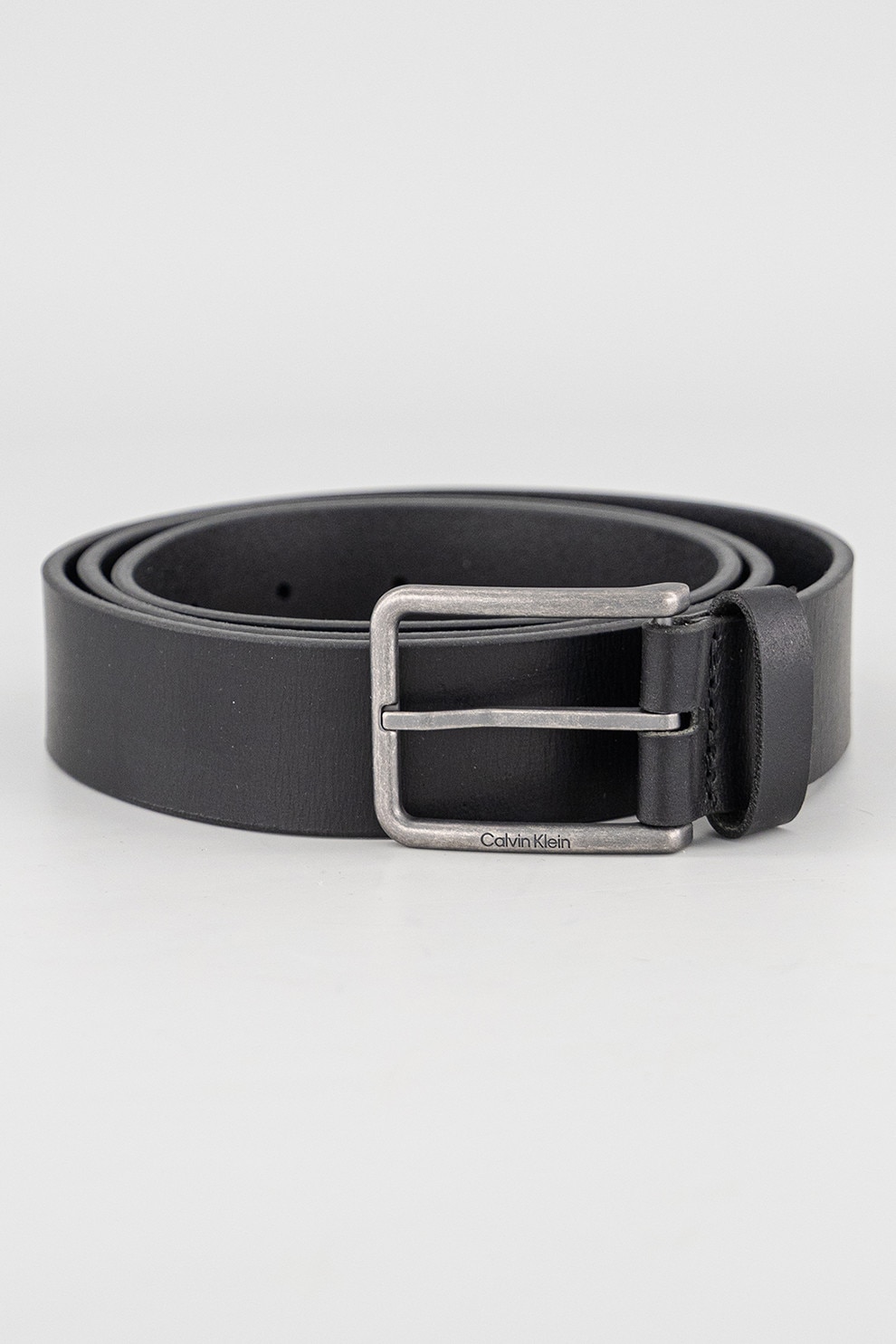 CALVIN KLEIN, Curea cu catarama metalica, Negru, 100