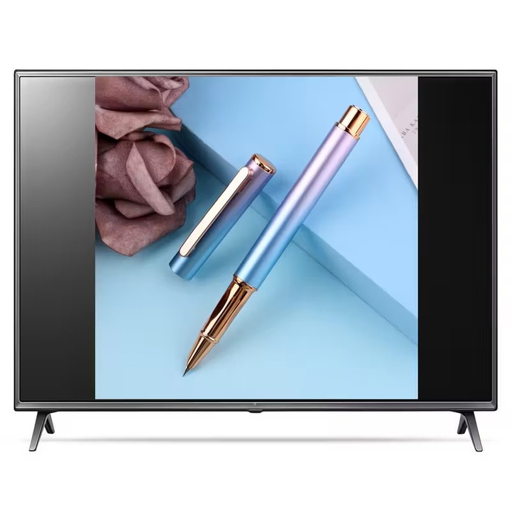 Stilou metalic Yiren blue degrade, penita Iridium 0.38mm