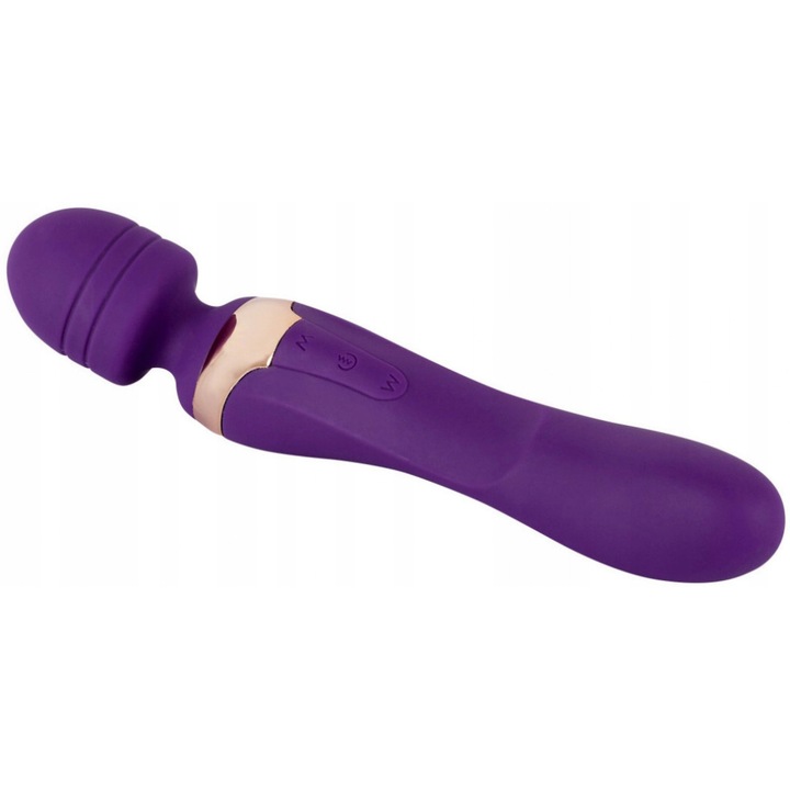 Dupla vibrátor, Night Fantasy, 23cm, orvosi szilikon, USB akkumulátor