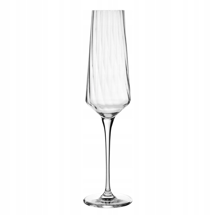 Чаша за шампанско KROSNO Avant-Garde LUMI, 200мл, кристал, модерен дизайн, прозрачна