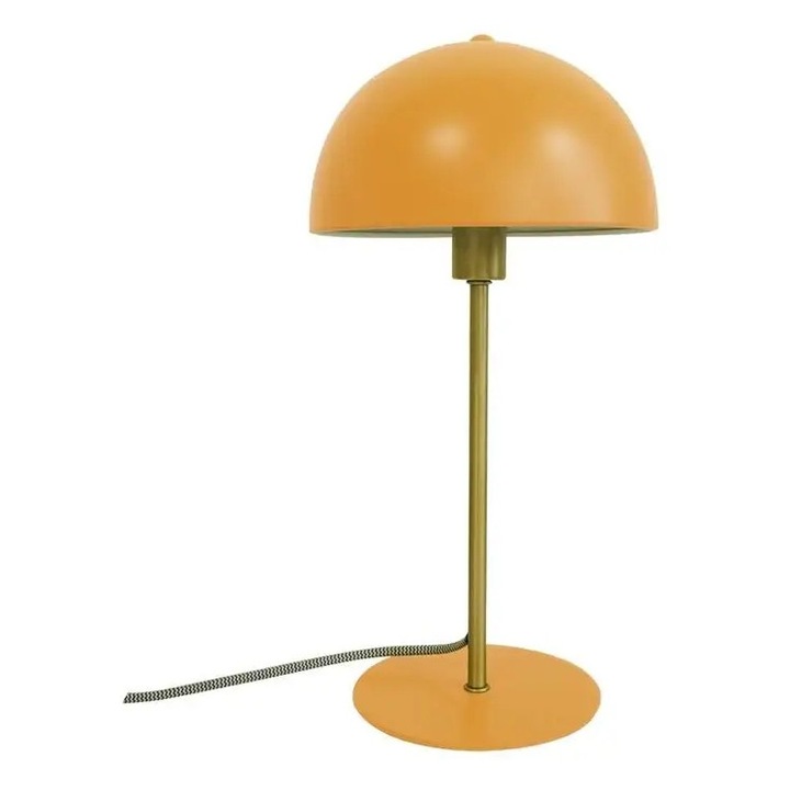 Lampa de birou Bonnet, retro, galben, 39x20cm, 25W