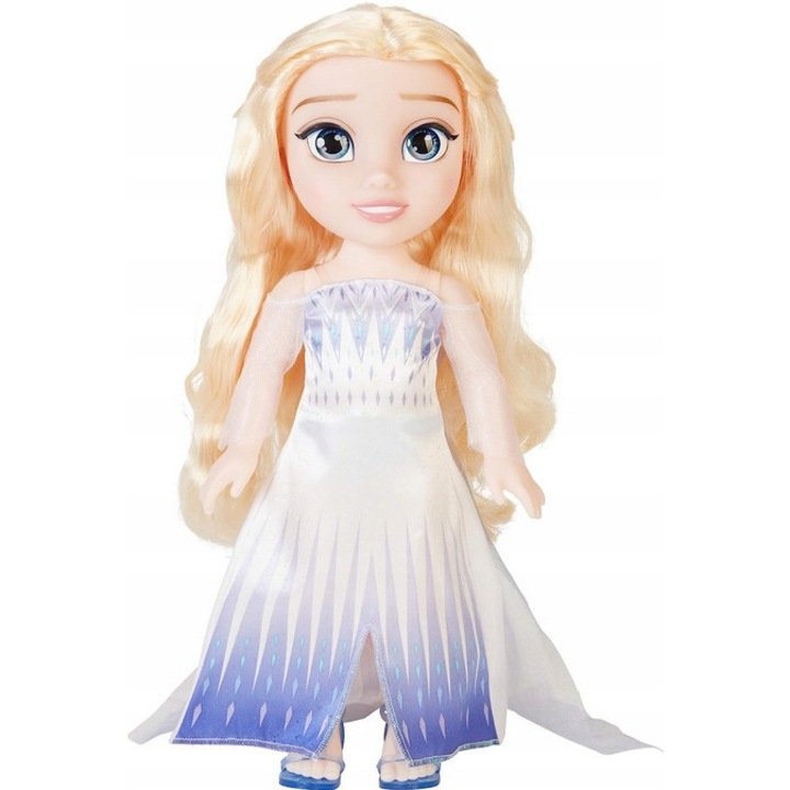 Elsa babás teáskészlet, Jakks Pacific, 36 cm, 2 csésze, 2 tányér, 2 kiskanál