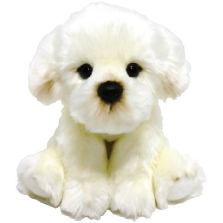 Jucarie de plus, Smily Play, Bichon Maltese, 30cm, alb