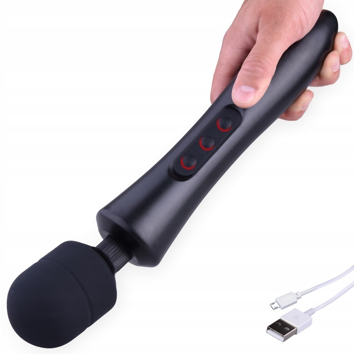 Vibrátor erotikus Ero-Bull, 20 funkció, 35cm, szilikon, ABS