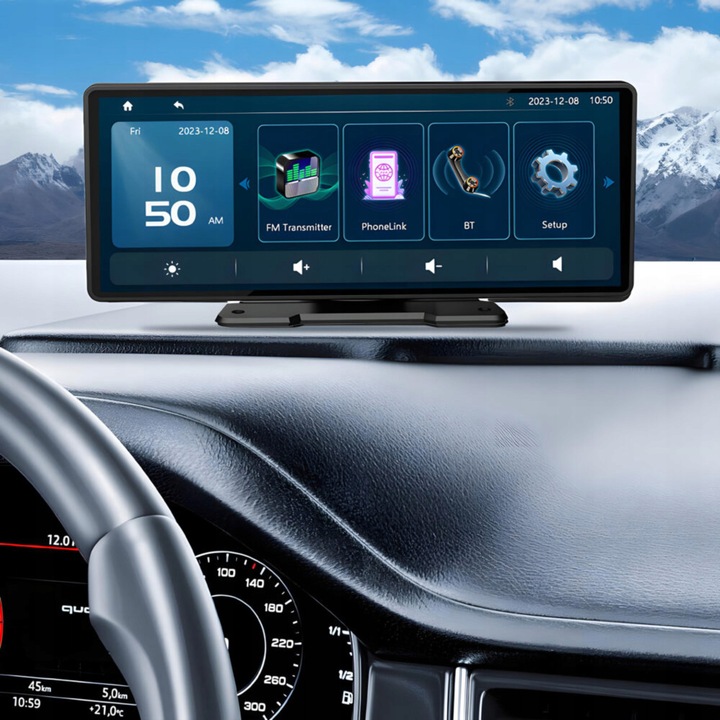 Radio auto 9,3", DexXer, Bluetooth, USB, SD, AUX, Ecran Tactil