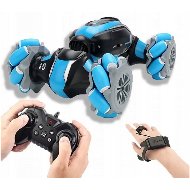 Masinuta RC 4x4 ACR STORM, control gestual, 2 culori, 27x17x7cm, efecte luminoase si sonore