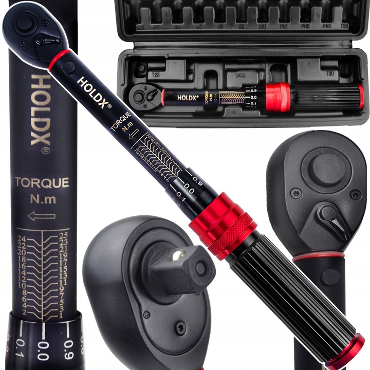 Cheie dinamometrica 25cm, 1-25N, 1/4, din otel crom-vanadiu