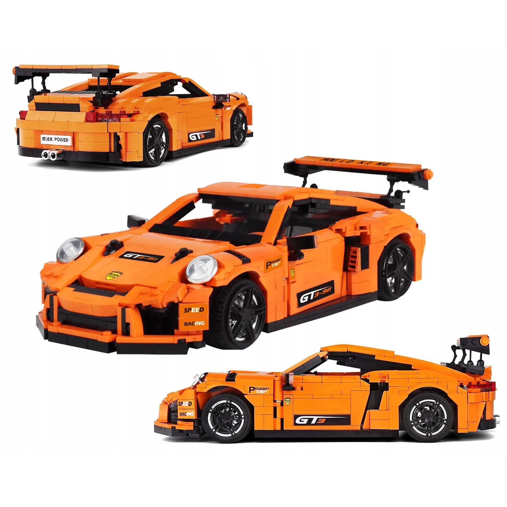 Set de constructie Mould King 13129, Porsche GT3-911, 1075