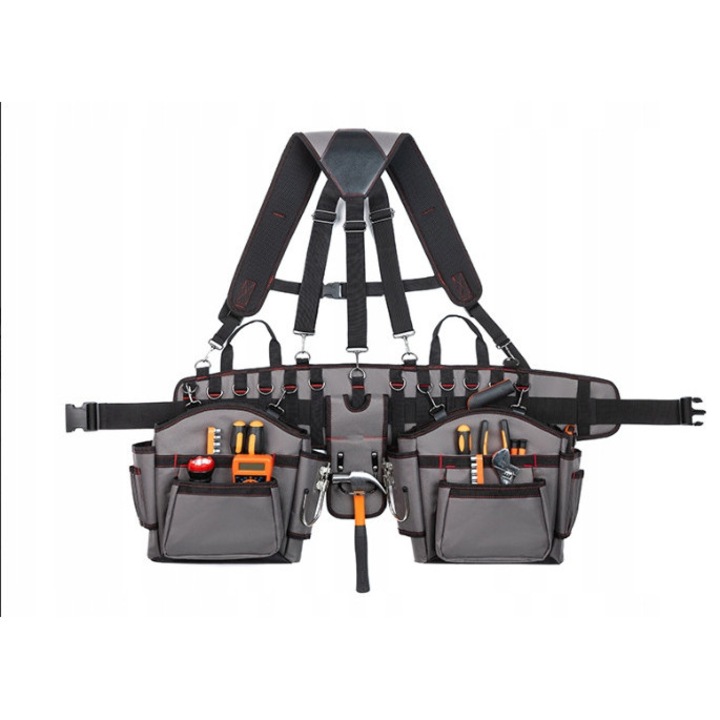 Organizator scule, 30 buzunare, reglabil, multicolor