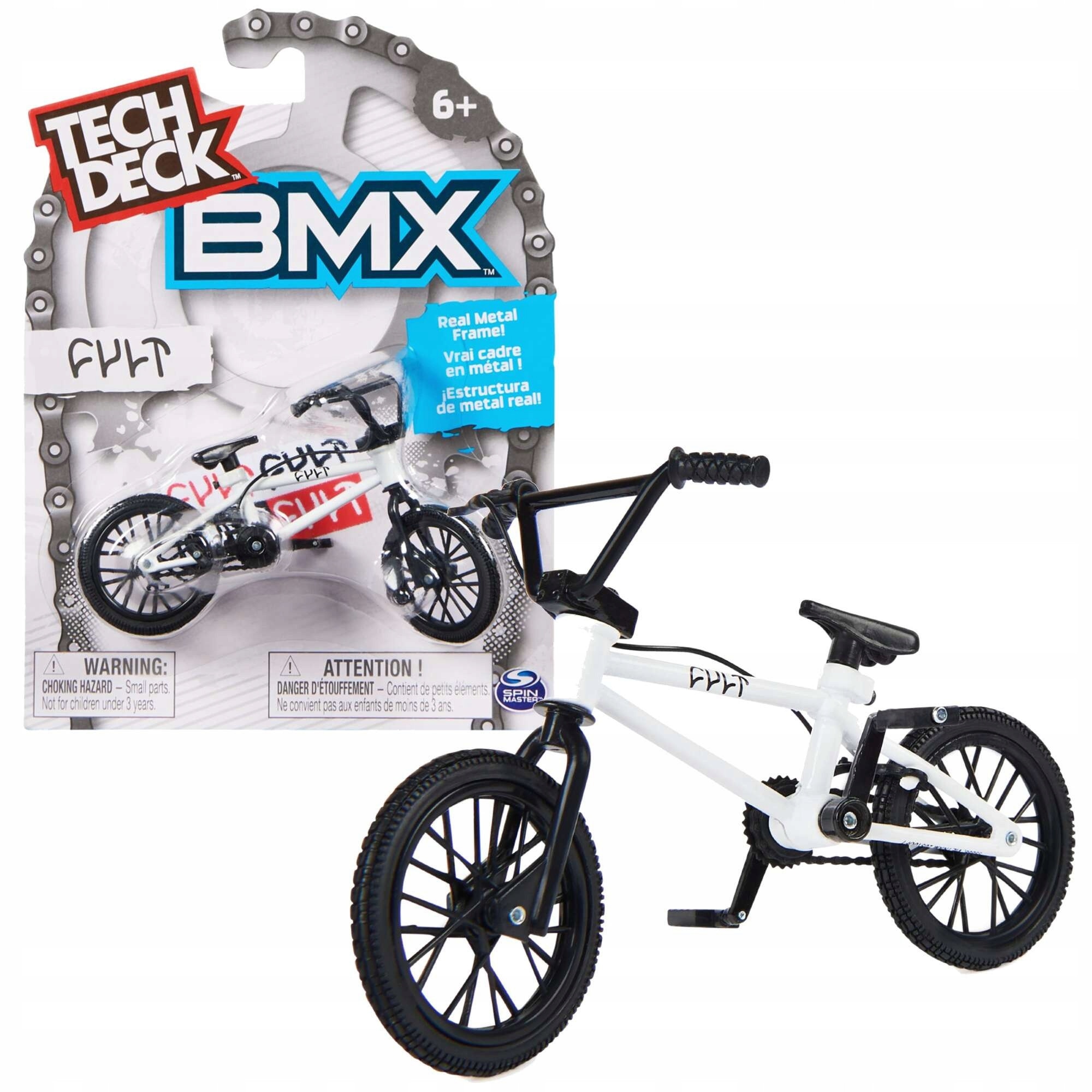 Bicicleta copii Spin Master FINGERBIKE ROWER BMX, alb, set - eMAG.ro
