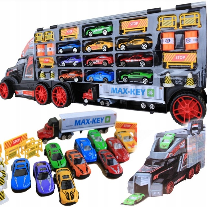 TIR 62CM Martius с 11 колички, многоцветен, 62x20x12см, комплект