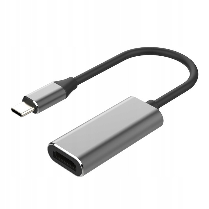 Адаптер USB-C към HDMI 4K 30Hz, 15см, Сив