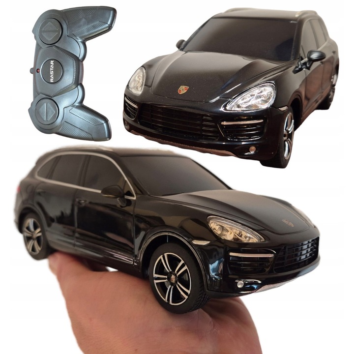 Кола Rastar Porsche Cayenne, радиоуправляема, 2,4GH, черна