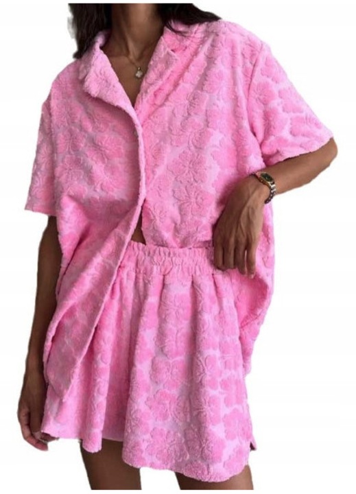 Compleu dama s105, Roz, Floral