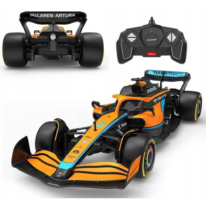 Masinuta Rastar McLaren F1 MCL36 R/C 1:18, control de la distanta