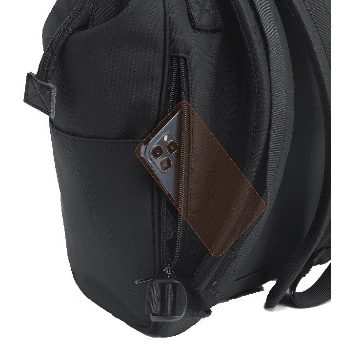 Rucsac laptop K&M, 15,6'', impermeabil, negru, 44x28x19cm, multe compartimente