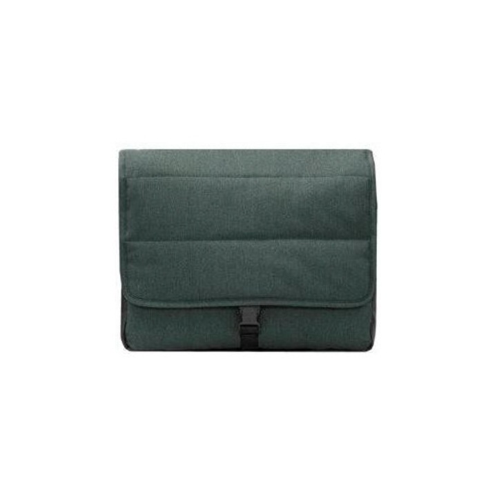 Geanta pentru carucior Mutsy i2, Amsterdam Green, 35x26x10/20cm, set cu schimbator