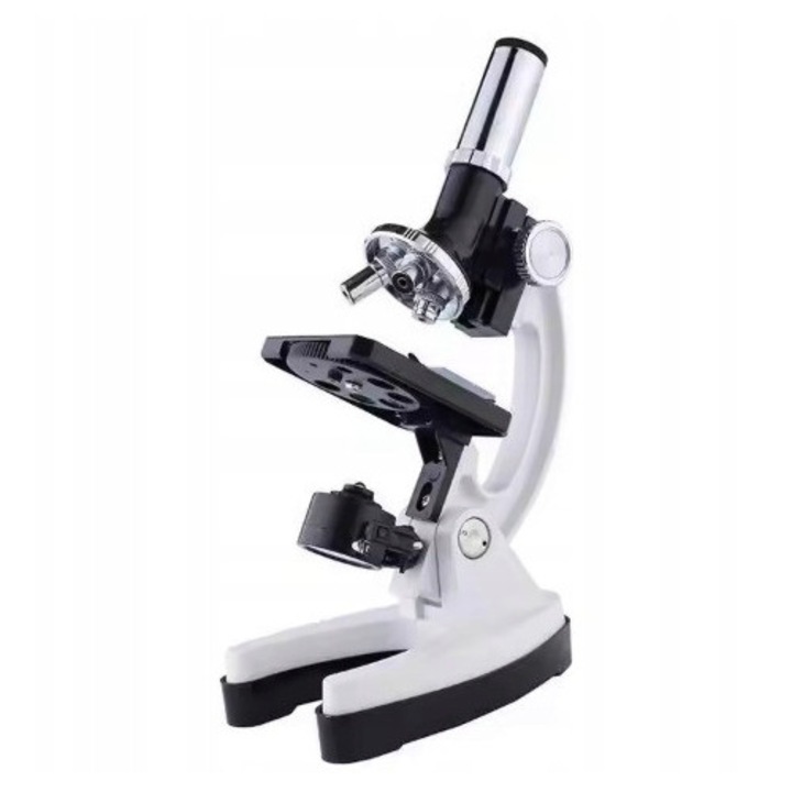 Оптичен микроскоп PrzyPas 1200X, комплект с 3 обектива, аксесоари