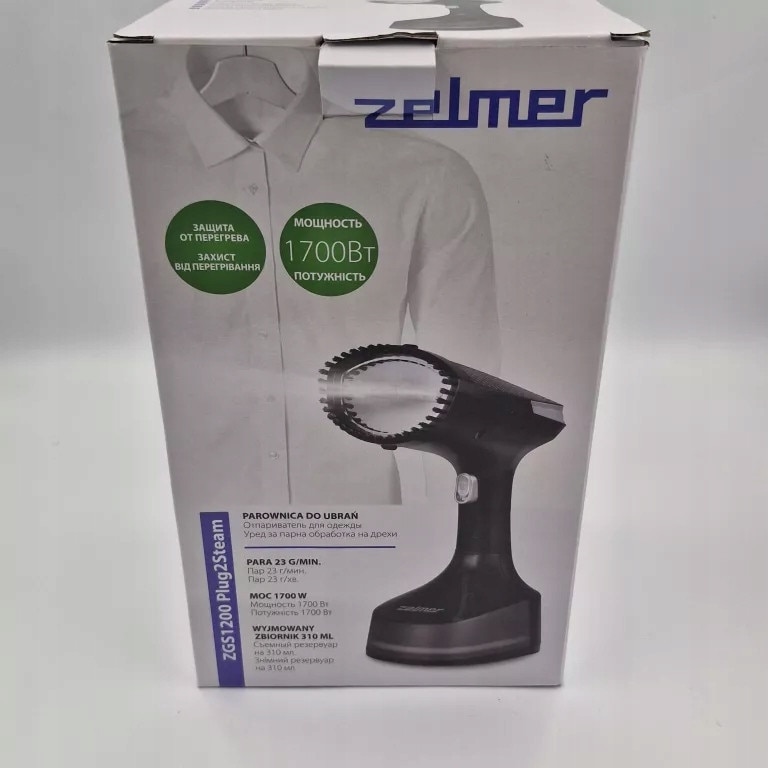 Parownica Zelmer zgs1200, 1200W, abur, alb
