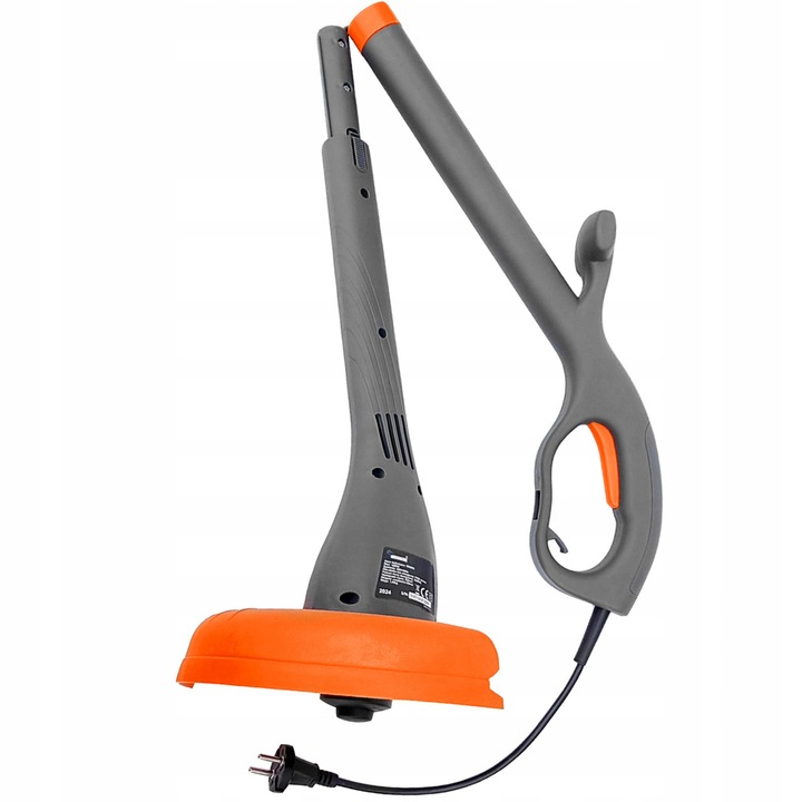 Електрическа косачка 1100W, 230мм, 1,66кг, ергономичен дизайн, пълен комплект, сив/оранжев