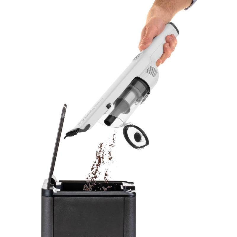 Aspirator vertical si manual ETA 2 in 1, 120W, alb, set cu accesorii, greutate 0,5kg