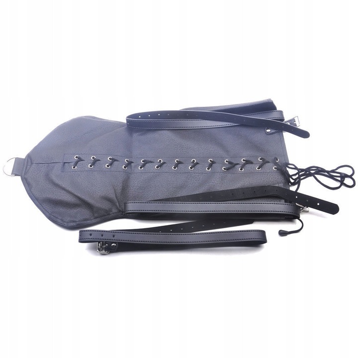 BDSM kiegészítő készlet, Éjszakai Fantázia, műbőr ujj, fekete,