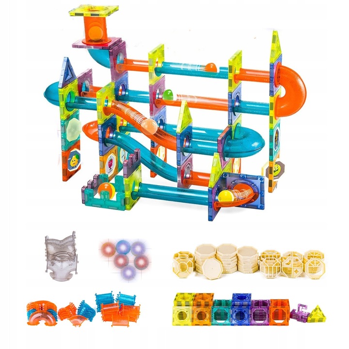 Set de constructie, Tor Kulkowy, 202 elemente, multicolor