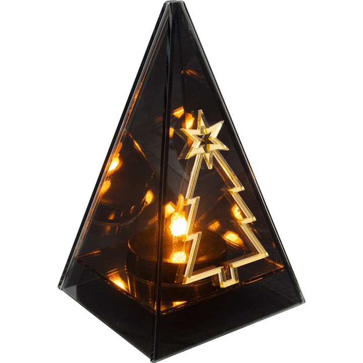 Decortrend LED gyertya, lánghatás, 10x15cm