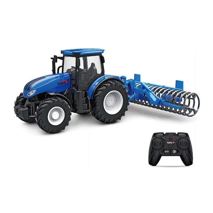 Traktor 1:24, Pan i Pani Gadzet, távirányító, 2.4GHz, 16x20x12cm