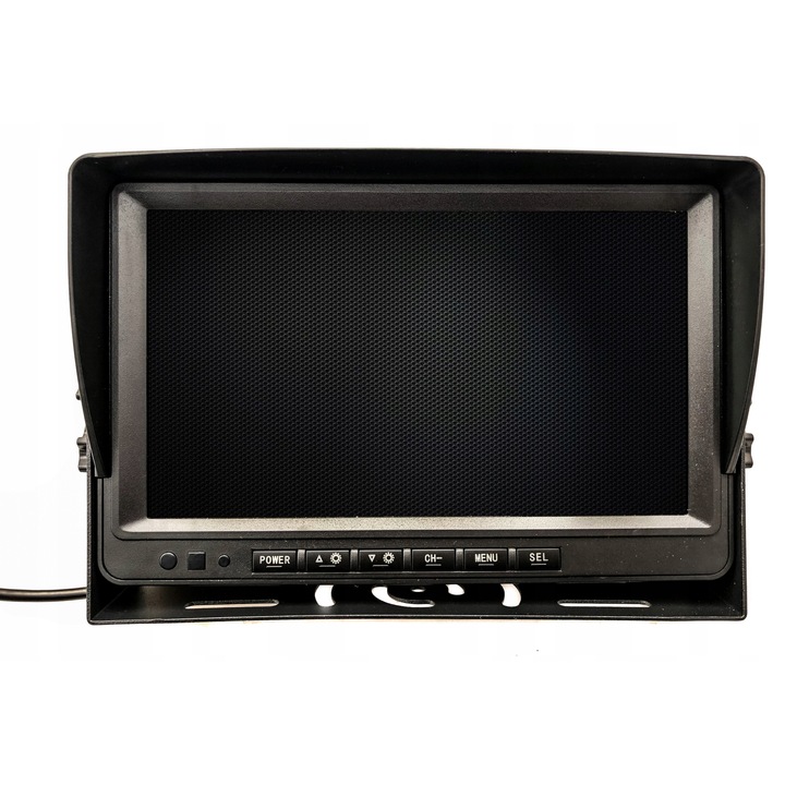 Комплект 9" камера за задно виждане с HD запис, оптика SONY, 2 IR камери, 15м кабел, водоустойчива