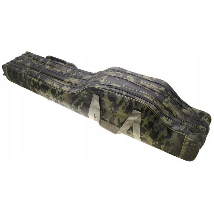 Geanta de pescuit, 140cm, 3 compartimente, 2 buzunare, impermeabila